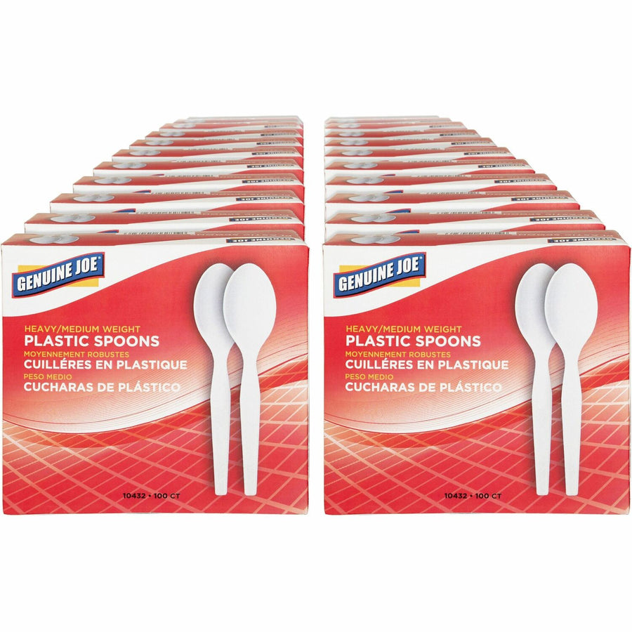 Amazon.com: Genuine Joe - GJO10432 Heavyweight Disposable Spoons: Industrial & Scientific