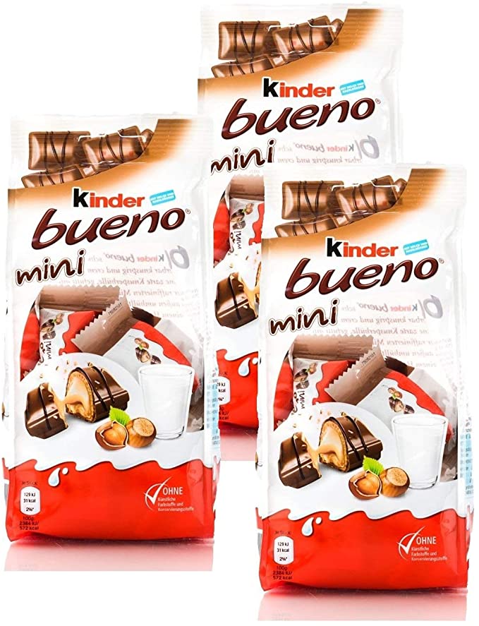 Amazon.com : Kinder Bueno Mini 108g : Grocery & Gourmet Food
