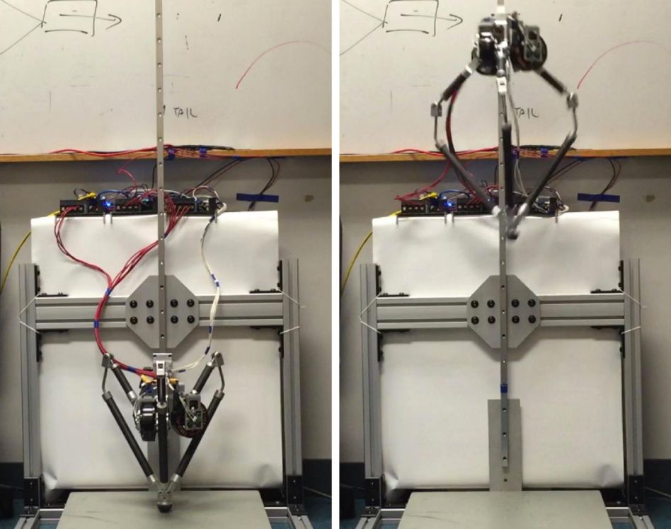 GOAT Robot Leg Demonstrates Explosive Jumping