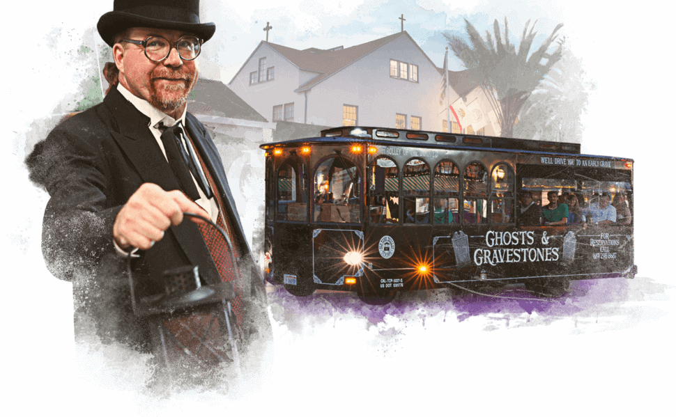 San Diego Ghost Tours with Ghosts and Gravestones