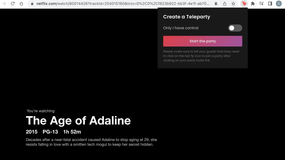 Get Teleparty for free!