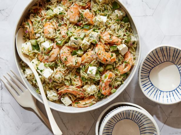 Roasted Shrimp and Orzo